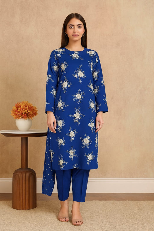 2 Pcs Unstitched Digital Print Suit J-051